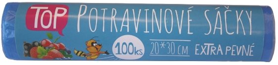 VIPOR Top Extra pevné, 20× 30 cm, 100 ks, modré
