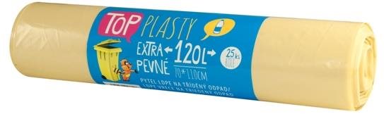 VIPOR LDPE Top na plast 120 l, 25 ks, žlutý