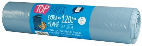 VIPOR LDPE Top na papír 120 l, 25 ks, modrý