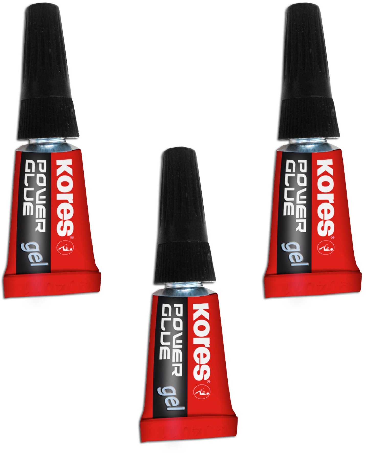 KORES Power Glue Gel 3 × 1 g