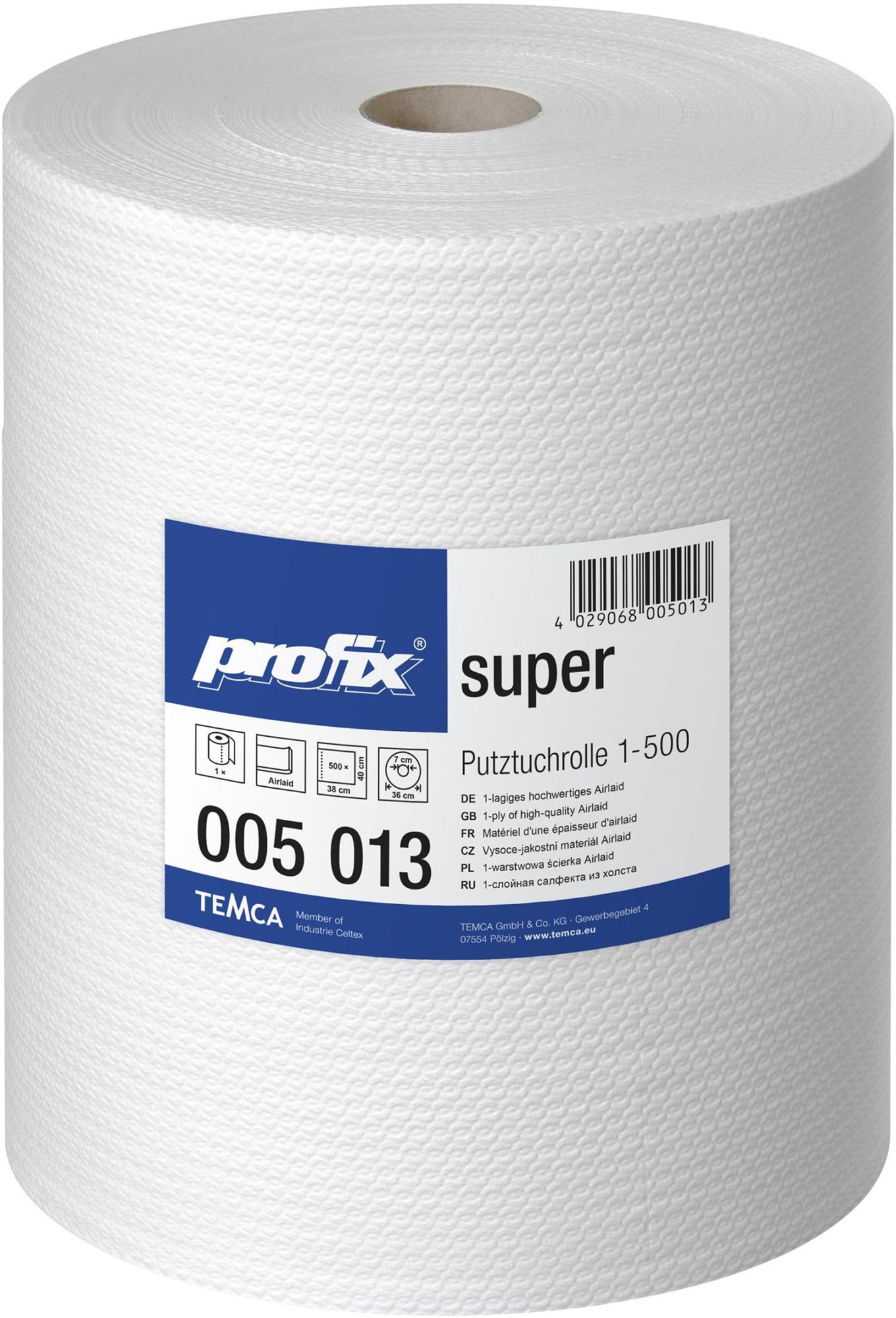 TEMCA Airlaid Profix Super velká 500 útržků