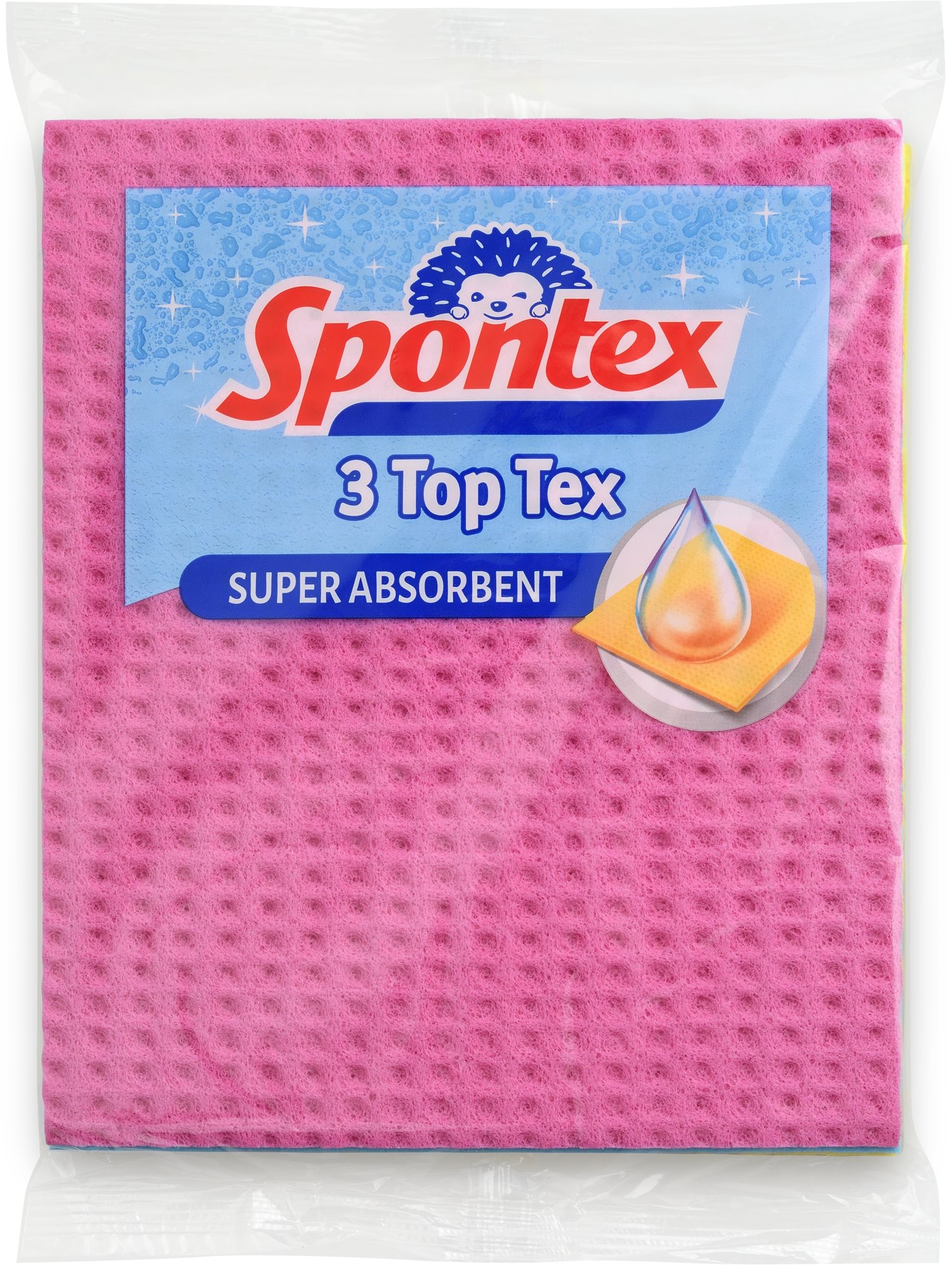 SPONTEX Top Tex houbová utěrka 3 ks
