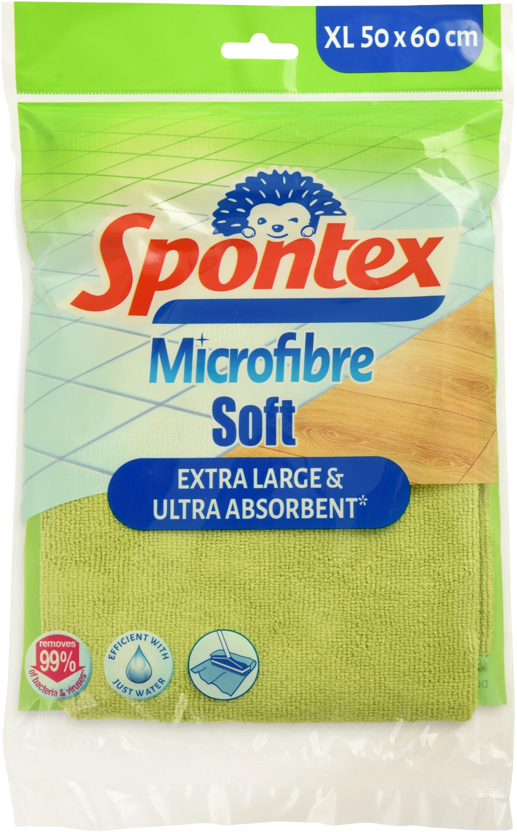 SPONTEX Soft hadr na podlahu z mikrovlákna 50 × 60 cm