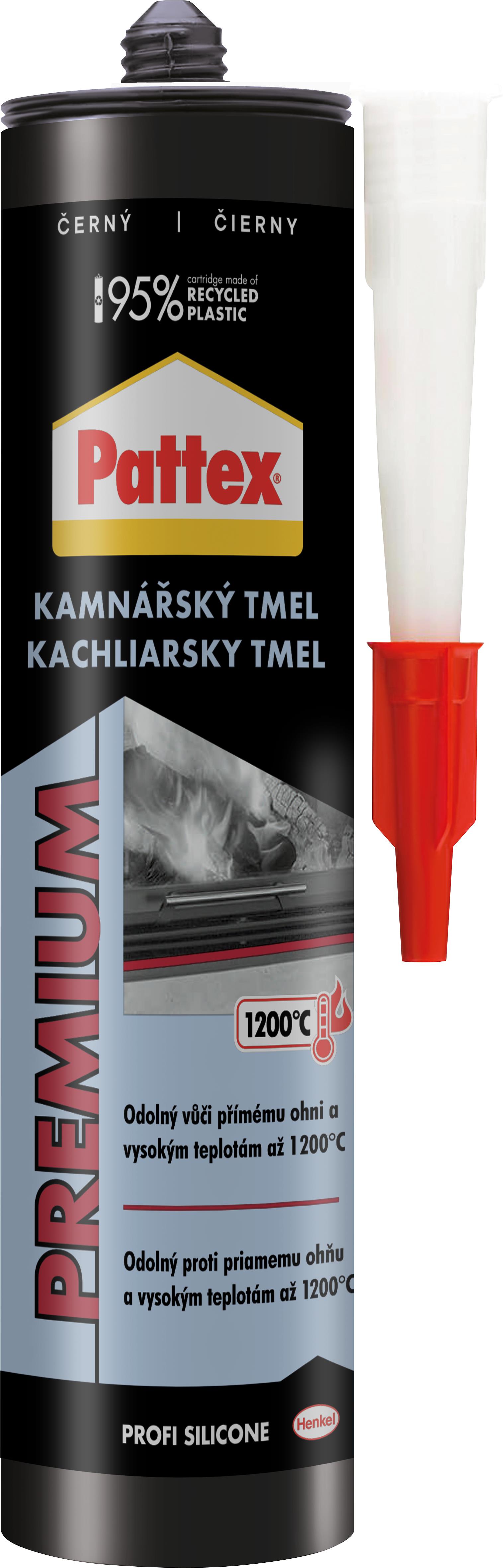 PATTEX Kamnářský tmel černý 280 ml
