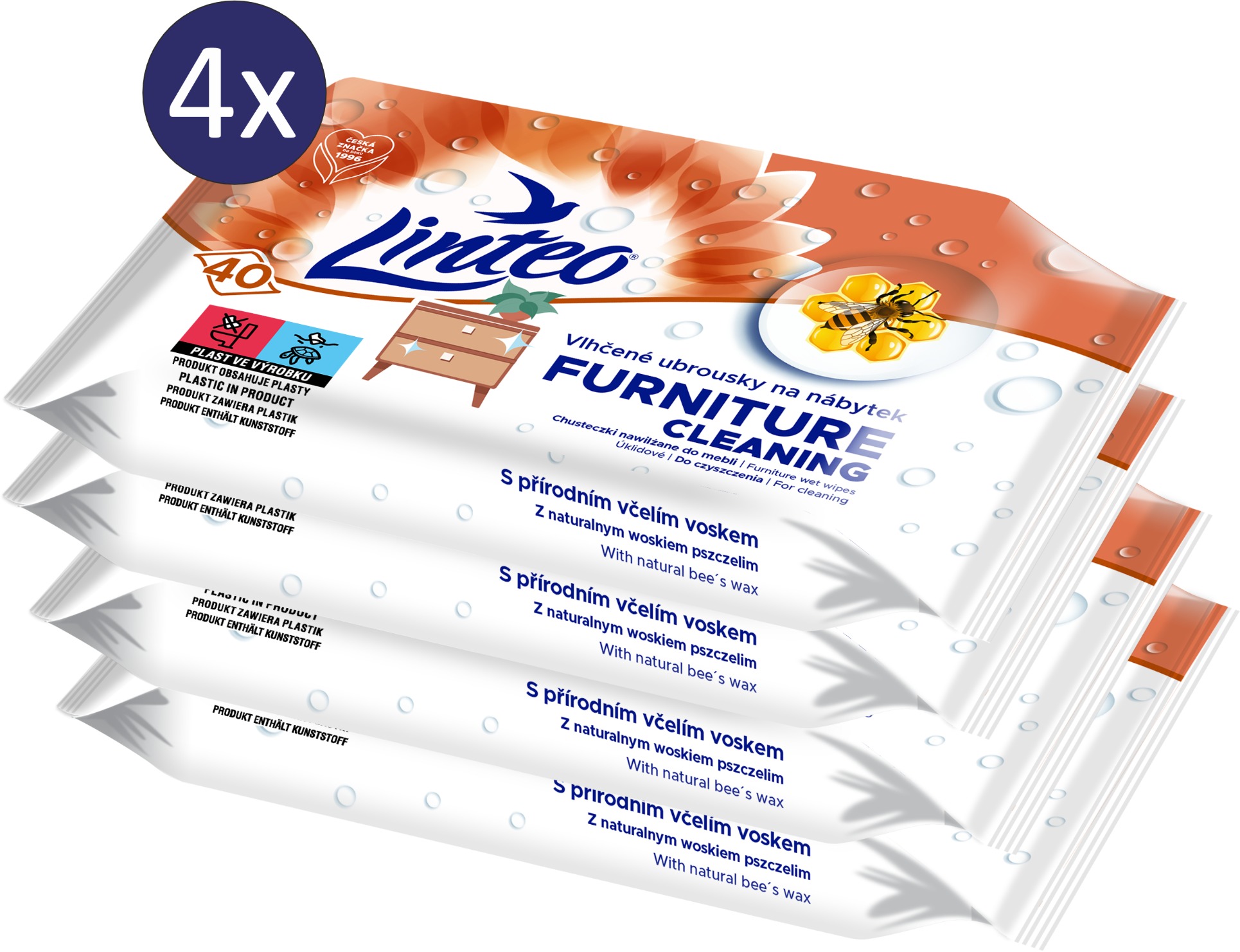 Úklidové ubrousky LINTEO na nábytek