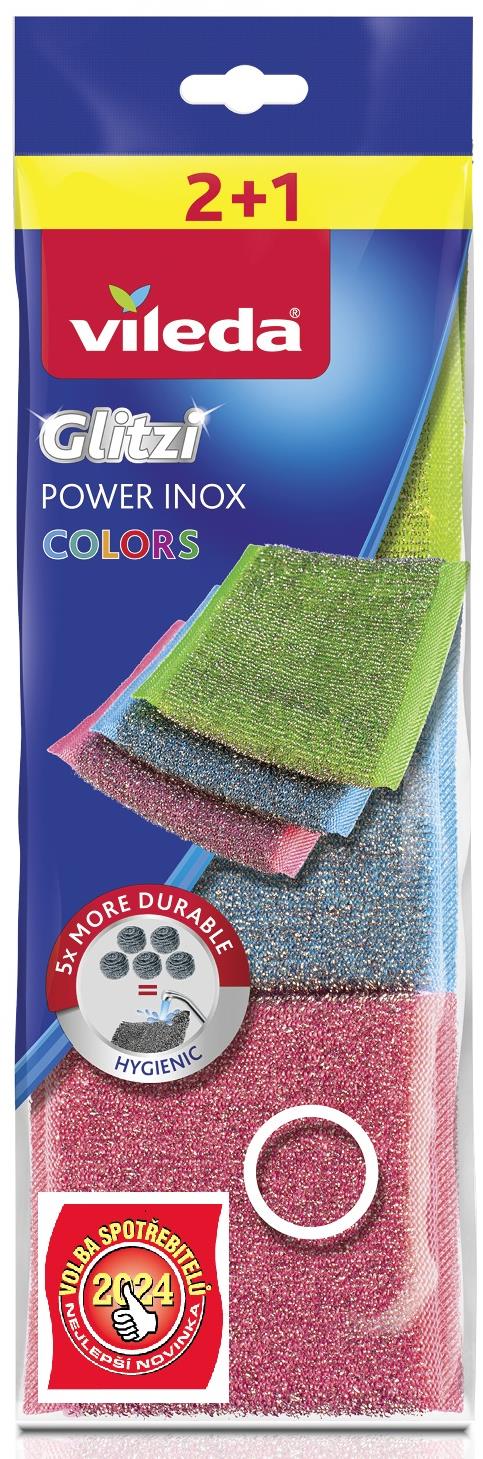 VILEDA Power Inox Colors 3 ks