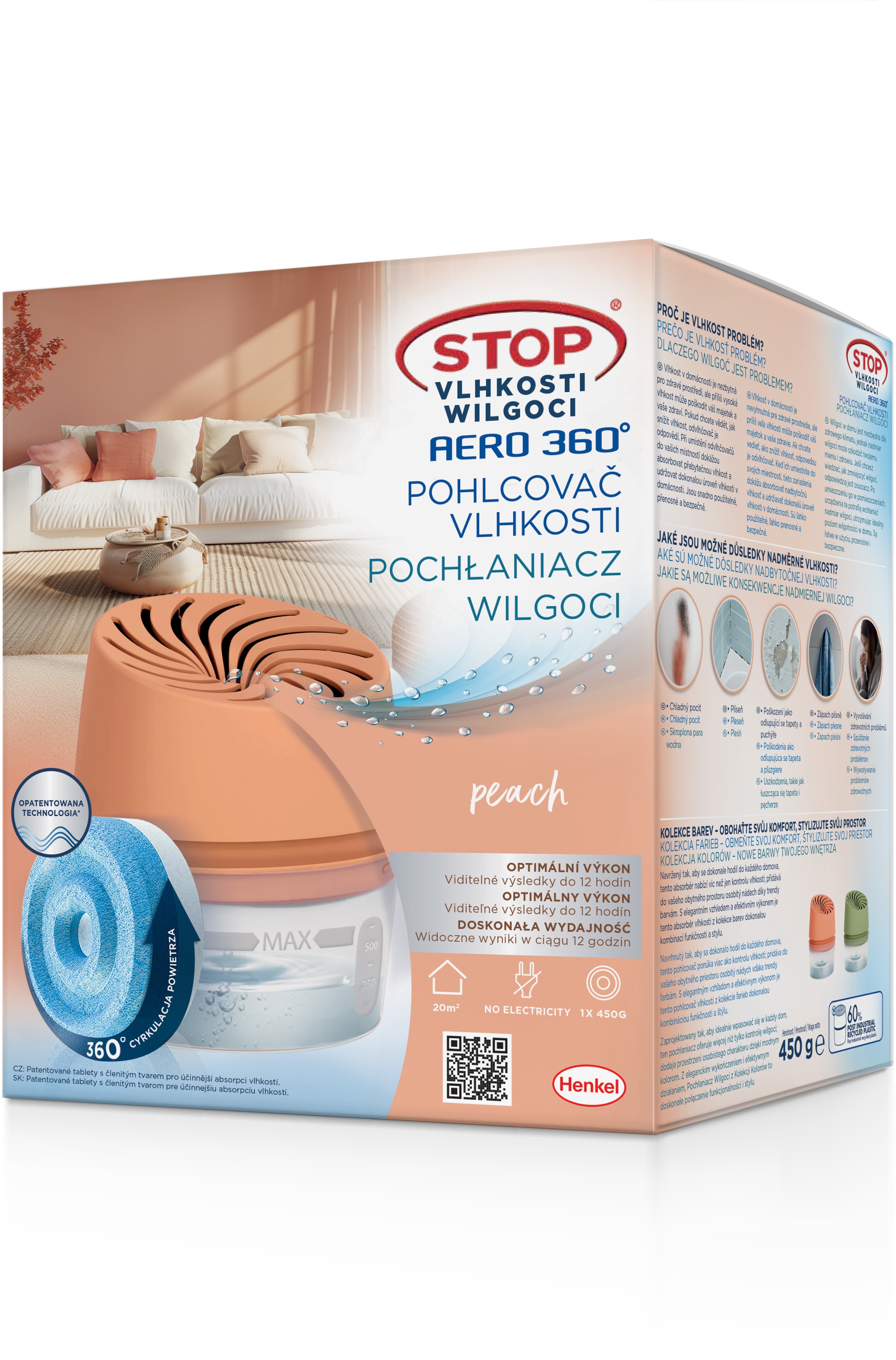 STOP VLHKOSTI Aero 360° broskvový 450 g