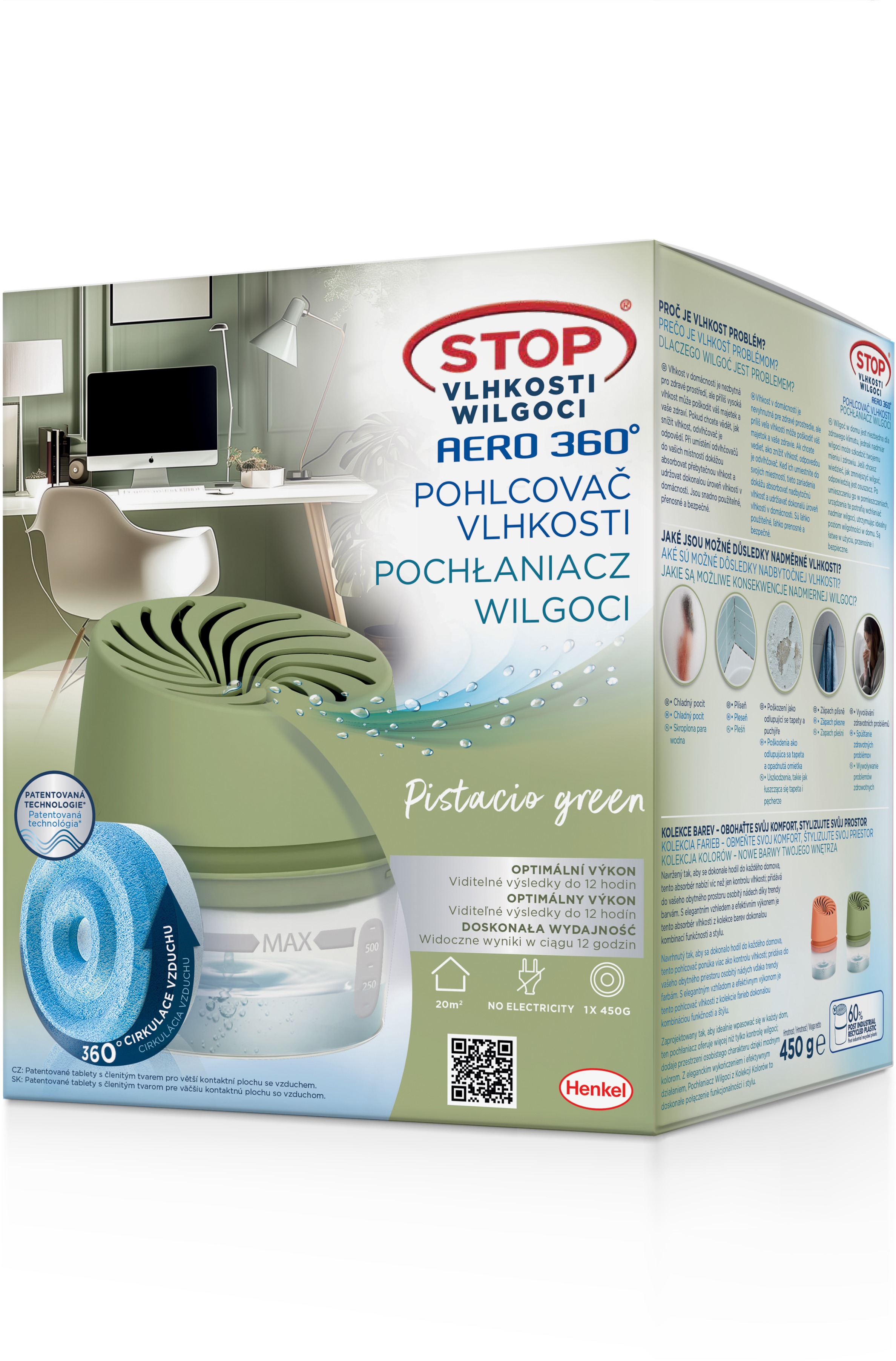 STOP VLHKOSTI AERO 360° pistáciový 450 g