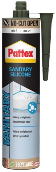 PATTEX Sanitární silikon bílý 280 ml
