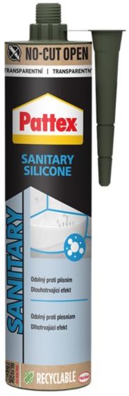 PATTEX Sanitární silikon transparentní 280 ml