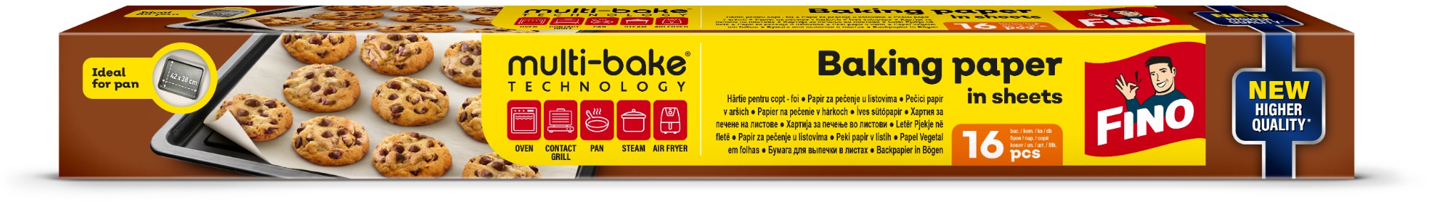 FINO papír na pečení Multibake archy 16 ks