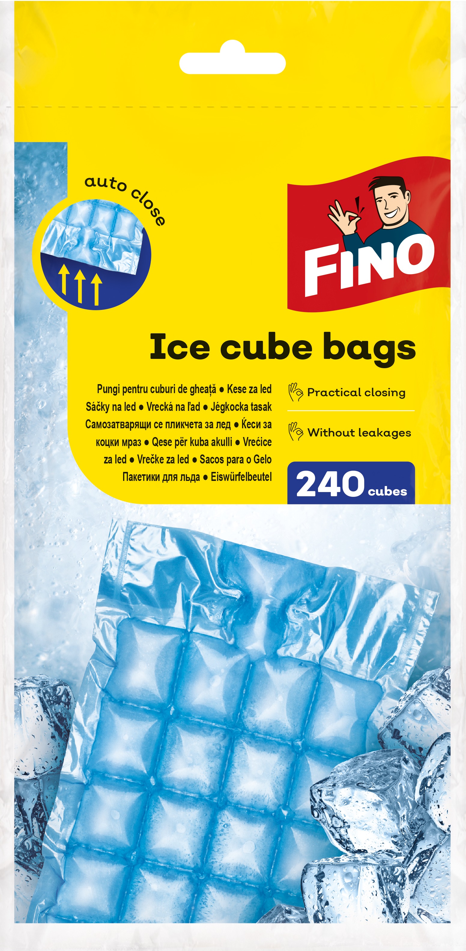 FINO Sáčky na led 240 ks - box (10 sáčků)