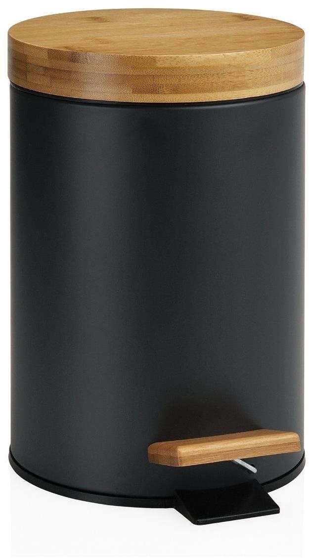 Andrea House Koš Pedal Bin Bamboo BA69080