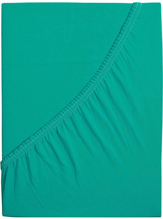 B.E.S. - Petrovice Prostěradlo JERSEY dětské - 60 × 120 cm, Zelený tyrkys