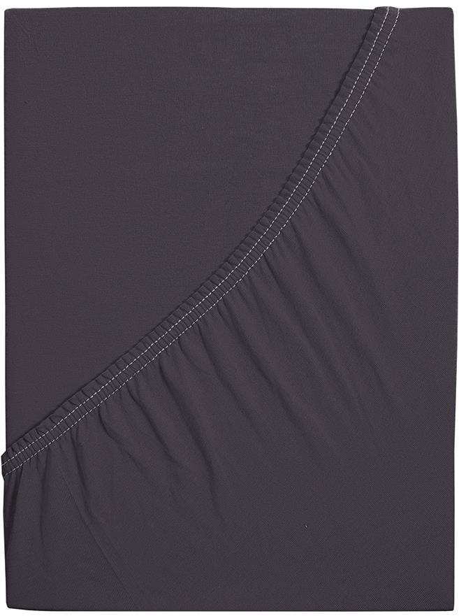 B.E.S. - Petrovice Prostěradlo JERSEY dětské - 60 × 120 cm, Antracit