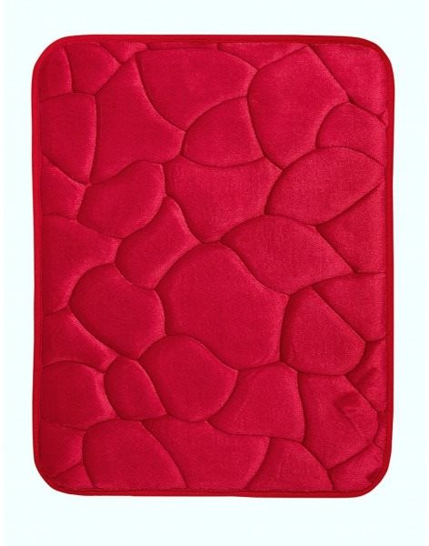 Protiskluzová koupelnová předložka 3D 0133 Red 40 × 50 cm