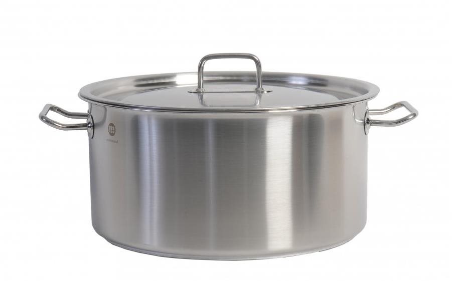 Metalac, Kastrol s poklicí 34 cm, 10 l, INOX PROFESSIONAL