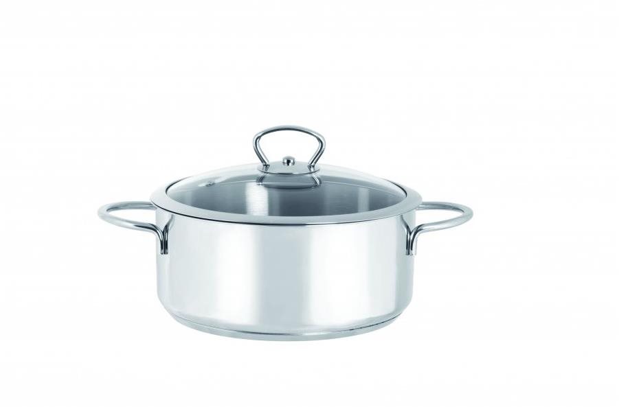 Metalac, Kastrol se skleněnou poklicí 20 cm, 2,8 l, KULINARIA