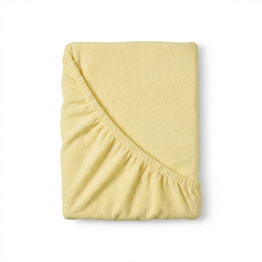 Kvalitex Froté prostěradlo 90 × 200 cm smetanové