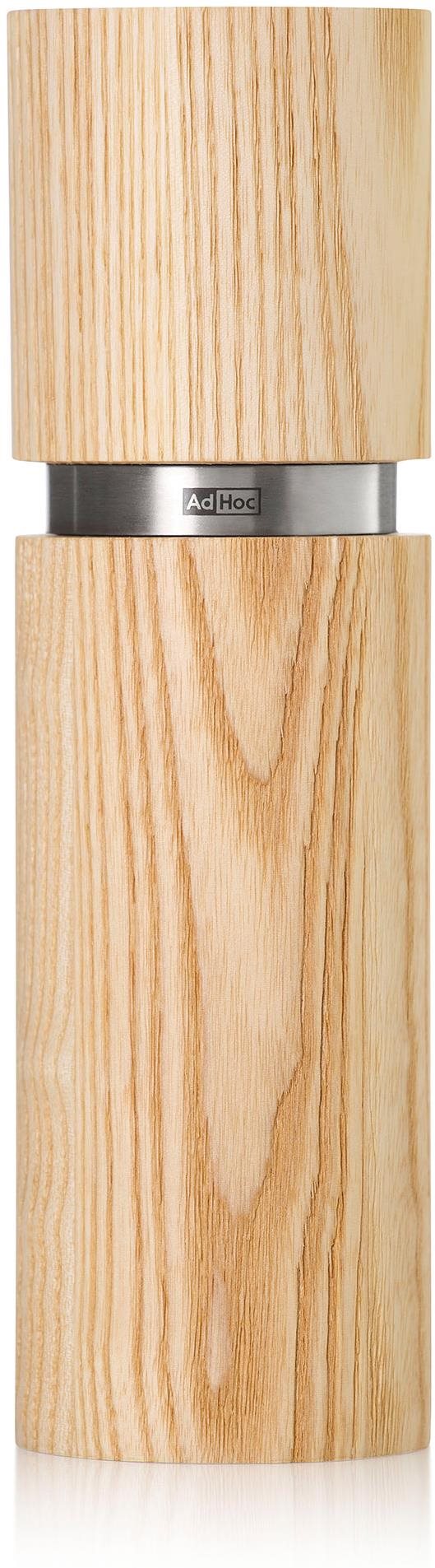 AdHoc Mlýnek na pepř nebo sůl Textura, CeraCut, jasanové dřevo, přírodní 20 cm