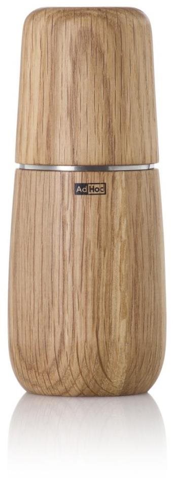 AdHoc Mlýnek na pepř nebo sůl Yono, CeraCut, dubové dřevo, přírodní 15 cm