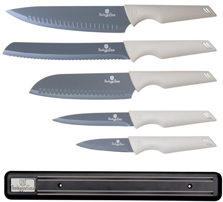 BERLINGERHAUS Sada nožů s magnetickým držákem 6 ks Aspen Collection
