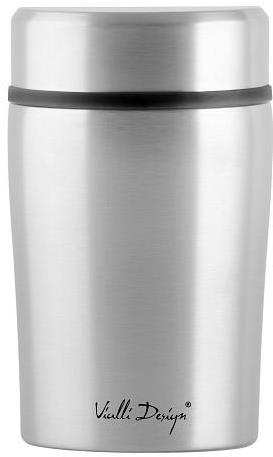 Vialli Design Termoska na jídlo, stříbrná, FUORI 8050, 500 ml