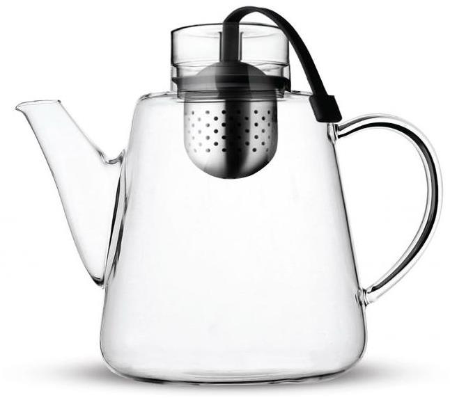 Vialli Design Konvice skleněná na čaj s nerezovým sítkem 1500 ml_AMO 3826