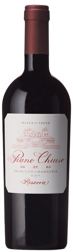Masca Del Tacco Piano Chiuso Primitivo 0,75 l, 16 % vol.