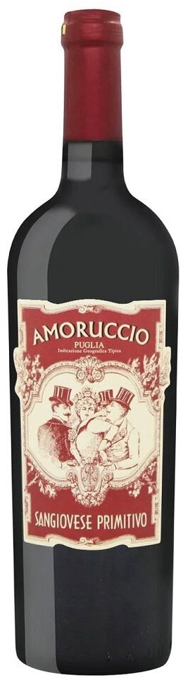 Amoruccio Sangiovese Primitivo 0,75 l, 13,5 % vol.