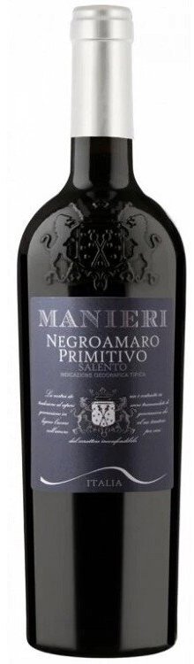 Manieri Negroamaro Primitivo Salento IGT 0,75 l, 13,5 % vol