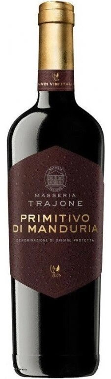 Masseria Trajone Primitivo di Manduria DOP 0,75 l, 14 % vol.