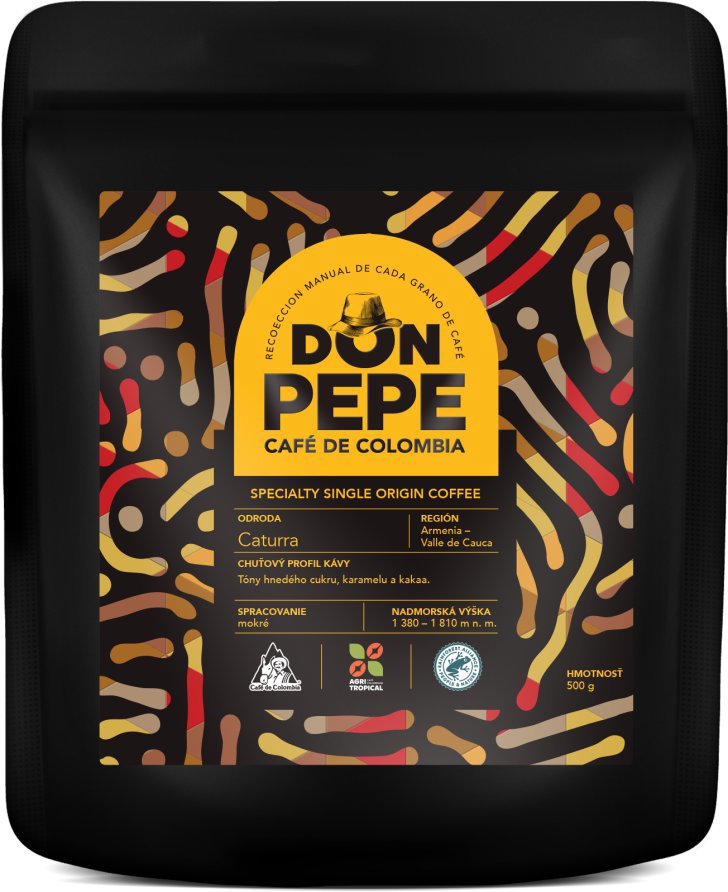 DON PEPE Caturra 500g X1 zrnková