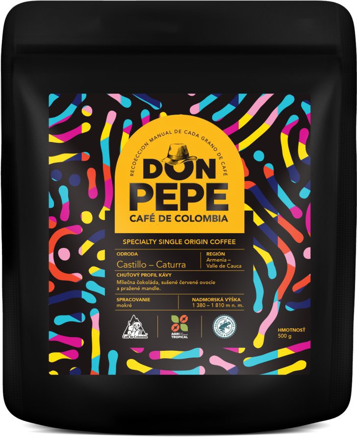 DON PEPE Castillo - Caturra 500g X1 zrnková