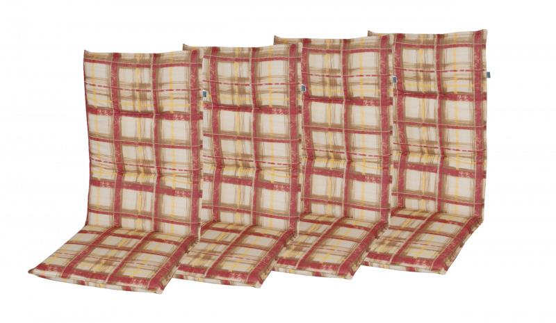 DOPPLER Polstr vysoká opěrka CLASSIC 9017, set 4 ks