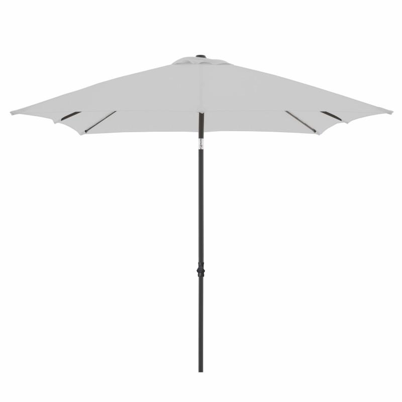 DERBY Slunečník zahradní TS Basic Push Up, 210 × 210 cm, šedá