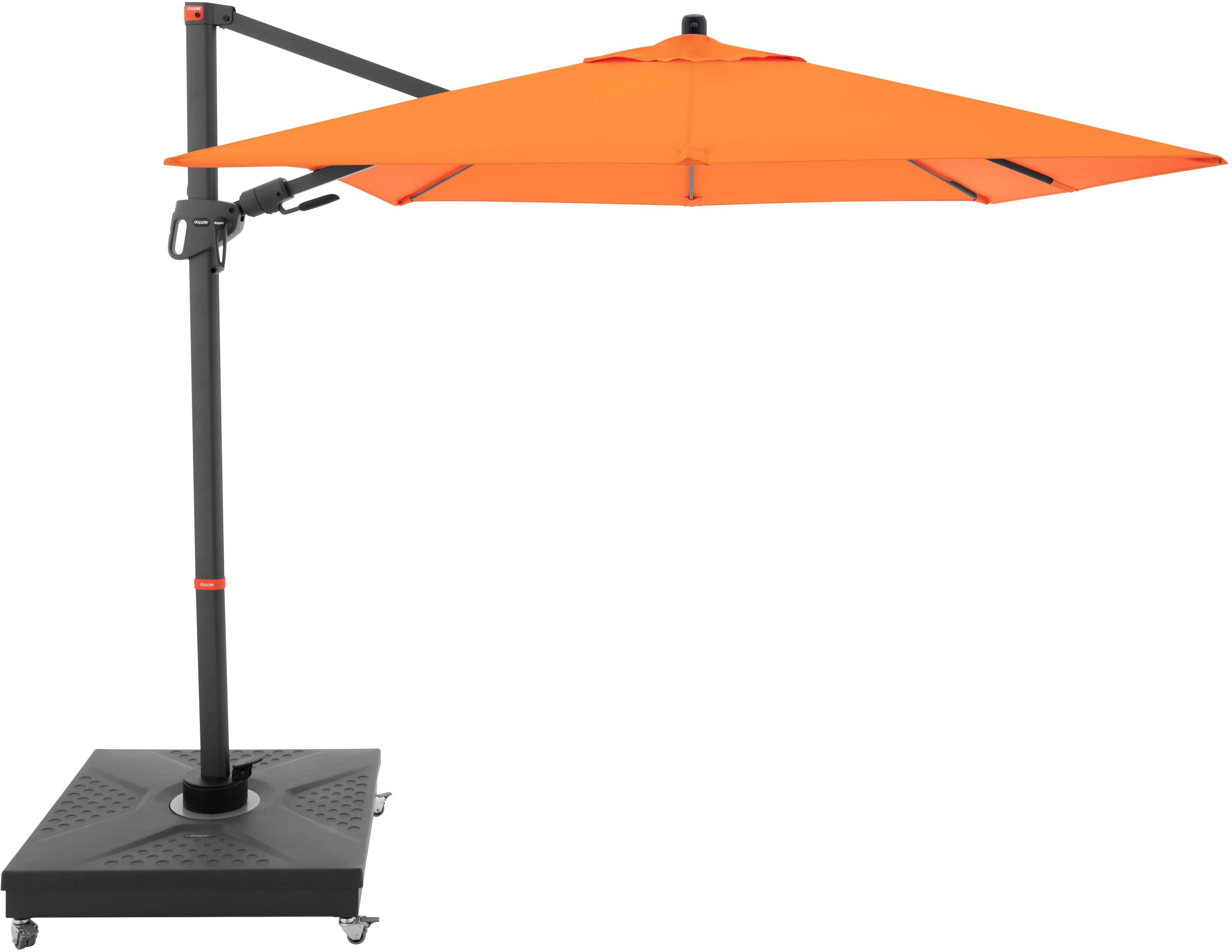 DOPPLER Slunečník zahradní myZone 210 × 210 cm, oranžová