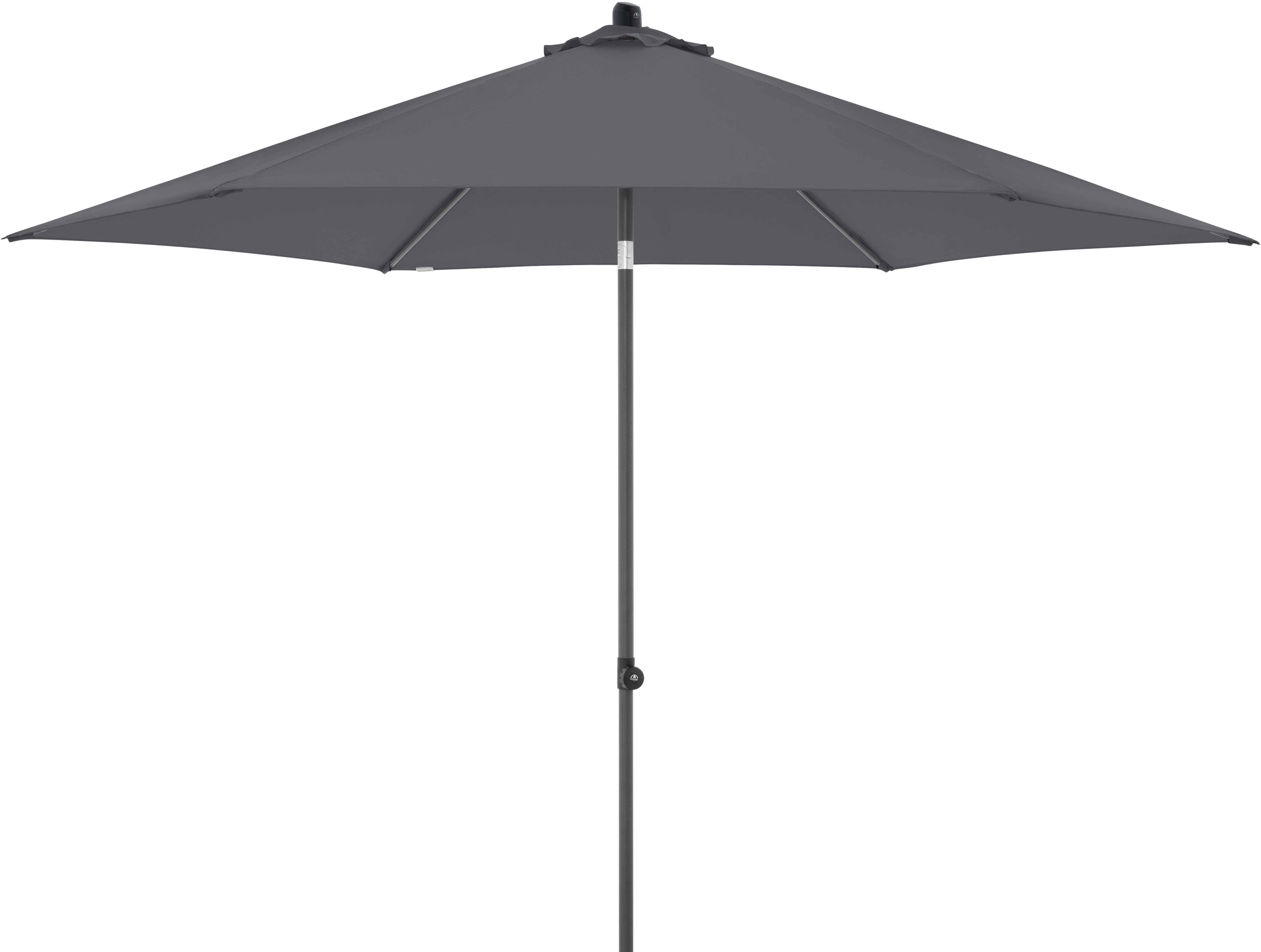 DOPPLER Slunečník zahradní myZone Push Up 300 cm, antracit