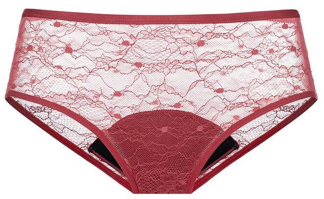 Dorina Eco Moon Hipster krajkové Red, S