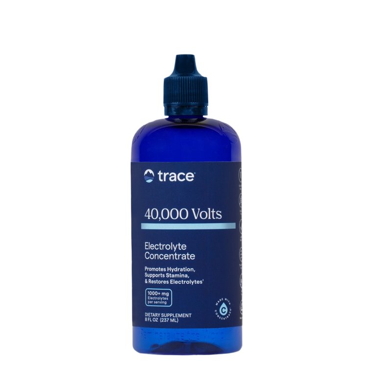 Trace Minerals 40,000 Volts, Koncentrát elektrolytů, 237 ml