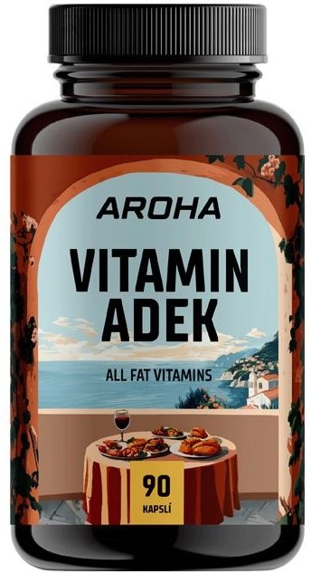 Aroha Vitamin ADEK, 90 kapslí