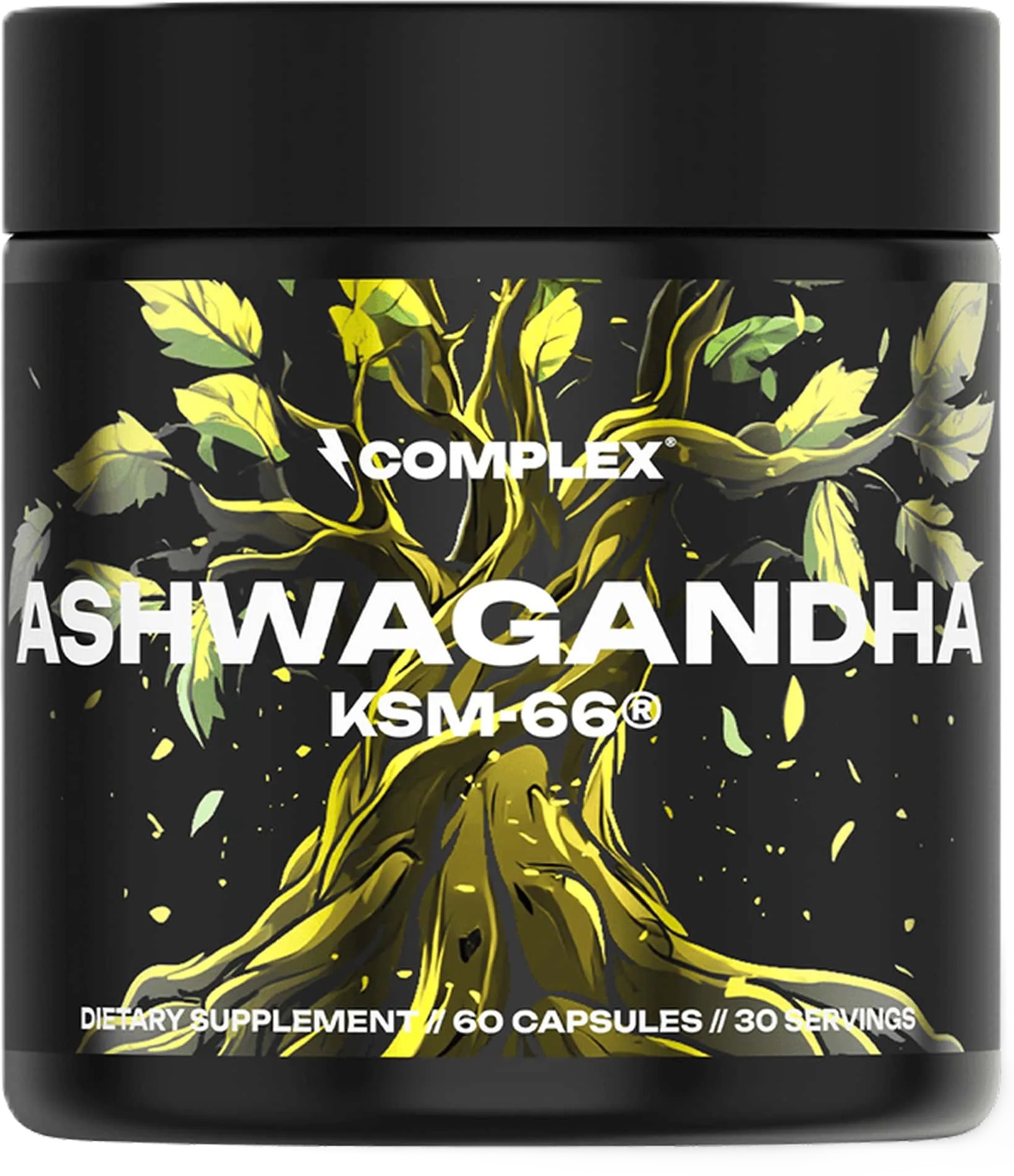 Complex Ashwagandha KSM-66, 60 kapslí