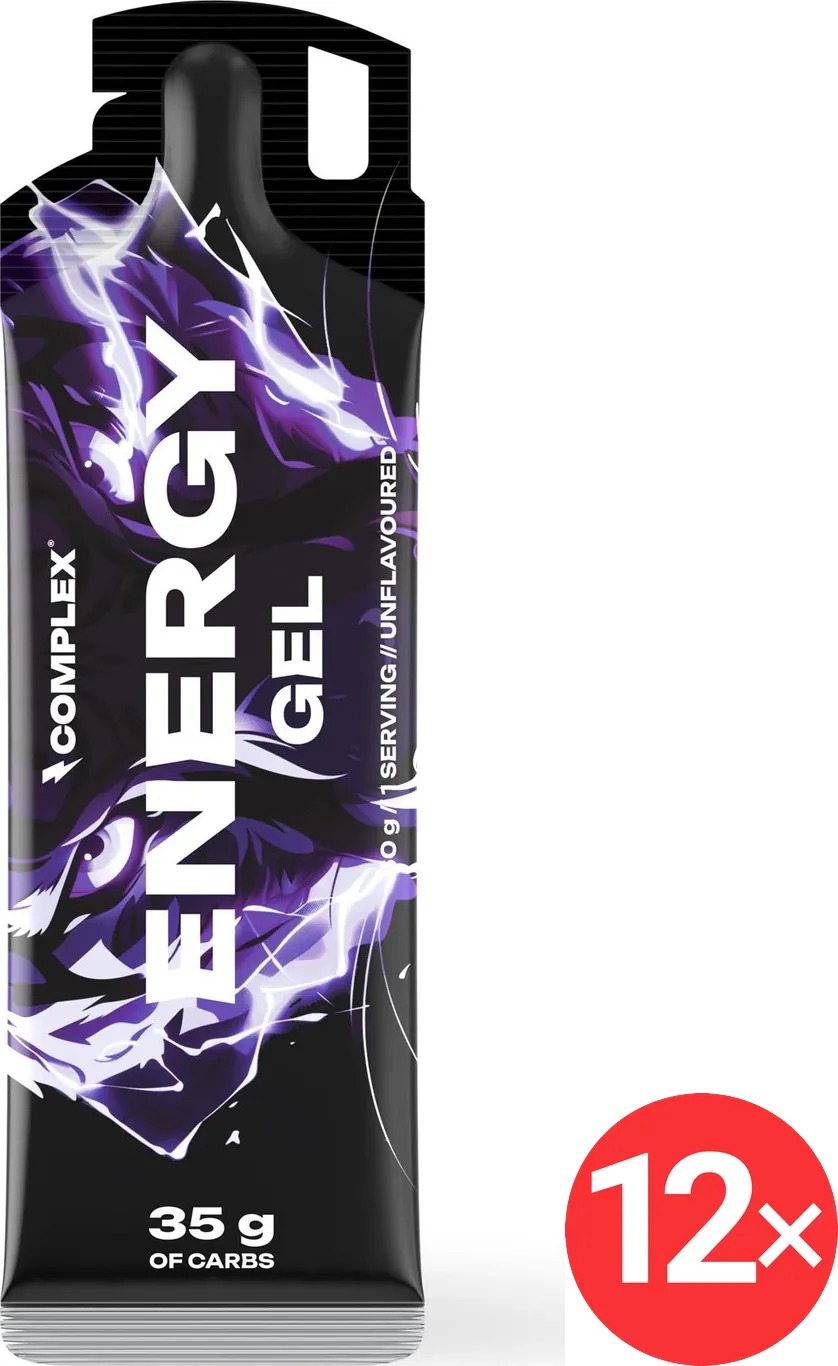 Complex Dual-Carb Energy Gels, 720 g (12 × 60 g)