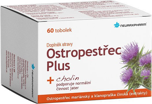 Neuraxpharm Ostropestřec Plus 60 tobolek
