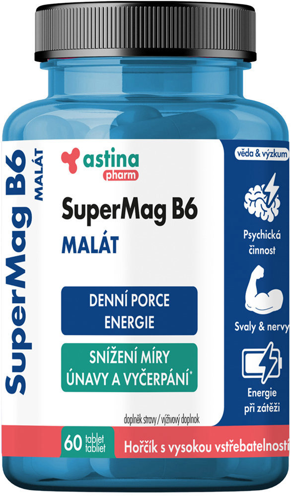 Astina Pharm SuperMag B6 MALÁT 60 tablet