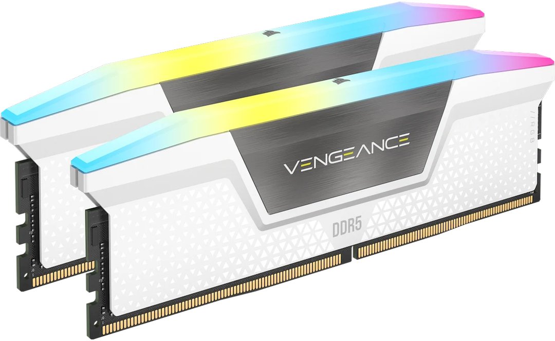 Corsair 32GB KIT DDR5 6000MHz CL38 Vengeance RGB White
