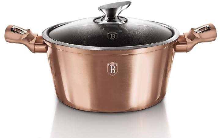 BERLINGERHAUS Kastrol s poklicí Rosegold Metallic Line 24cm