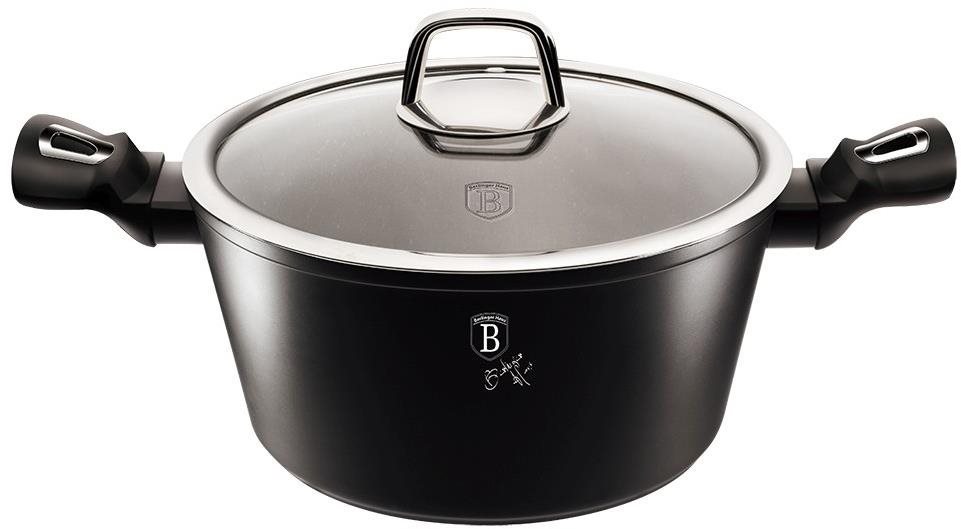 BERLINGERHAUS Kastrol s poklicí Black Silver Collection 24cm