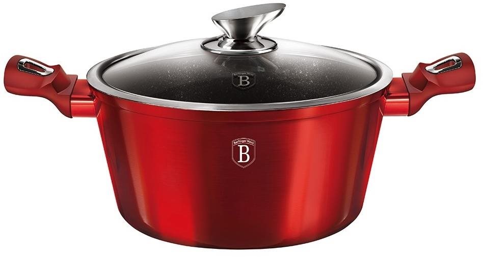 BERLINGERHAUS Kastrol s poklicí Burgundy Metallic Line 30cm
