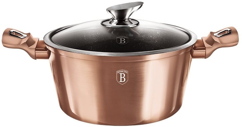 BERLINGERHAUS Kastrol s poklicí Rosegold Metallic Line 30cm